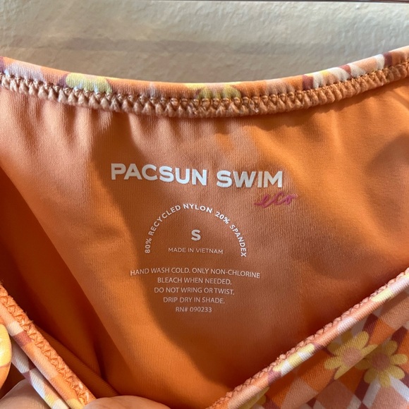 💕 NWT - PACSUN ECO CORA BEADED SIDE TIE BIKINI BOTTOM - Sold out online! - Picture 6 of 9